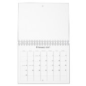 Maak uw eigen aangepaste kleine agenda kalender (Feb 2027)
