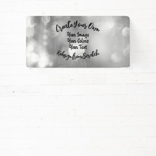 Maak uw eigen aangepaste kleur/ontwerp spandoek (Insitu)