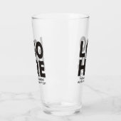 Maak uw eigen aangepaste logo en promotionele teks glas (Links)