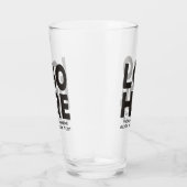 Maak uw eigen aangepaste logo en promotionele teks glas (Rechts)