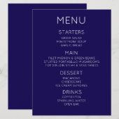 Maak Uw Eigen Aangepaste Menu (Voorkant / Achterkant)