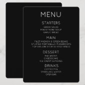 Maak Uw Eigen Aangepaste Menu (Voorkant / Achterkant)