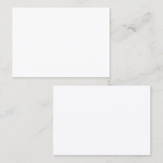 Maak uw eigen aangepaste mollige Visitekaartjes (Voorkant / Achterkant)