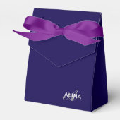 Maak Uw Eigen Aangepaste Monogram Kleur Match Bedankdoosjes (Voorkant Zijde)