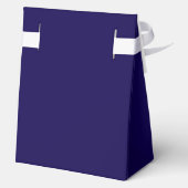 Maak Uw Eigen Aangepaste Monogram Kleur Match Bedankdoosjes (Achterkant)