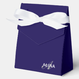 Maak Uw Eigen Aangepaste Monogram Kleur Match Bedankdoosjes