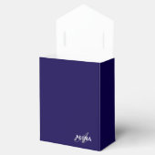 Maak Uw Eigen Aangepaste Monogram Kleur Match Bedankdoosjes (Geopend)
