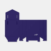 Maak Uw Eigen Aangepaste Monogram Kleur Match Bedankdoosjes (Uitgevouwen)