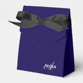 Maak Uw Eigen Aangepaste Monogram Kleur Match Bedankdoosjes