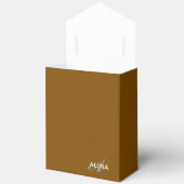 Maak Uw Eigen Aangepaste Monogram Kleur Match Bedankdoosjes (Open)