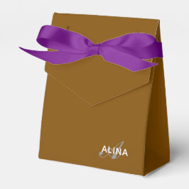 Maak Uw Eigen Aangepaste Monogram Kleur Match Bedankdoosjes
