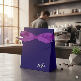 Maak Uw Eigen Aangepaste Monogram Kleur Match Bedankdoosjes