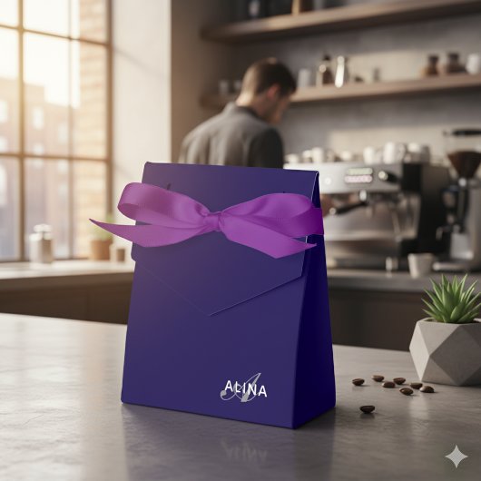 Maak Uw Eigen Aangepaste Monogram Kleur Match Bedankdoosjes