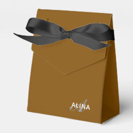 Maak Uw Eigen Aangepaste Monogram Kleur Match Bedankdoosjes
