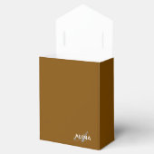 Maak Uw Eigen Aangepaste Monogram Kleur Match Bedankdoosjes (Geopend)