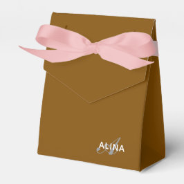 Maak Uw Eigen Aangepaste Monogram Kleur Match Bedankdoosjes