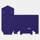 Maak Uw Eigen Aangepaste Monogram Kleur Match Bedankdoosjes (Ongevouwen)