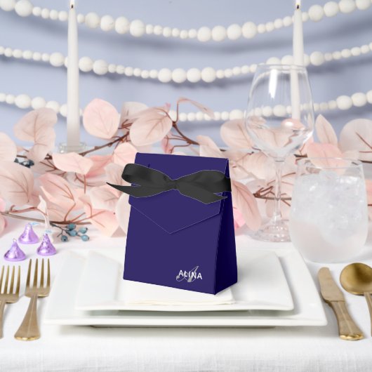 Maak Uw Eigen Aangepaste Monogram Kleur Match Bedankdoosjes (Huwelijk)