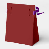 Maak Uw Eigen Aangepaste Monogram Kleur Match Bedankdoosjes (Achterkant)