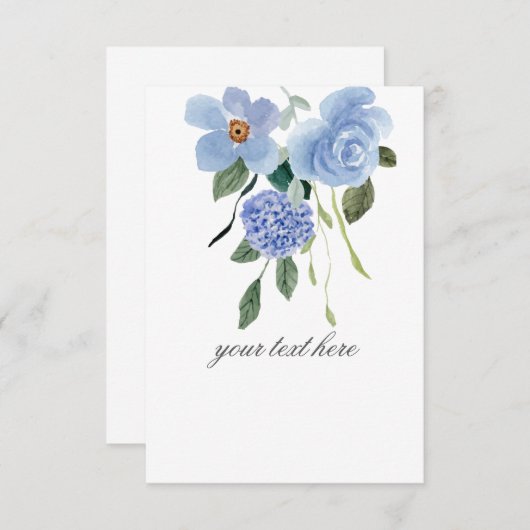 Maak Uw Eigen Aangepaste Ontwerp Bedankkaart (Voorkant / Achterkant)