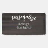 Maak Uw Eigen Aangepaste Ontwerp Spandoek (Horizontaal)