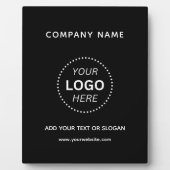 Maak uw eigen aangepaste ontwerp Zakelijk logo tek Fotoplaat (Voorkant)