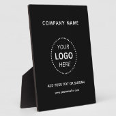 Maak uw eigen aangepaste ontwerp Zakelijk logo tek Fotoplaat (Zijkant)
