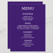 Maak Uw Eigen Aangepaste Persoonlijke Menu (Voorkant / Achterkant)