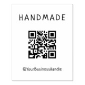 Maak uw eigen aangepaste QR-code voor grote bedrij Rubberstempel (Afrduk)
