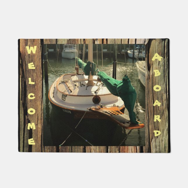 Maak uw eigen, aangepaste, robuuste houten deurMat (Voorkant)