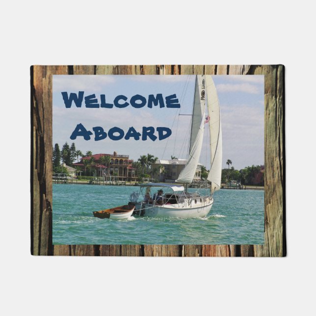 Maak uw eigen, aangepaste, robuuste houten deurMat (Voorkant)