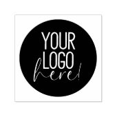 Maak uw eigen aangepaste ronde zakelijke Logo Zelfinktende Stempel (Design)