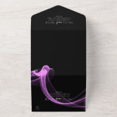 Maak Uw Eigen Aangepaste Rooklint All In One Uitnodiging (Buitenkant)