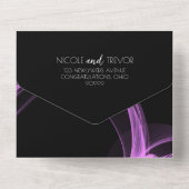 Maak Uw Eigen Aangepaste Rooklint All In One Uitnodiging (Achterkant)