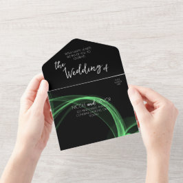 Maak Uw Eigen Aangepaste Rooklint All In One Uitnodiging