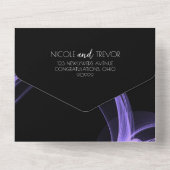 Maak Uw Eigen Aangepaste Rooklint All In One Uitnodiging (Achterkant)