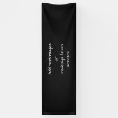 Maak Uw Eigen Aangepaste Spandoek (Verticaal)