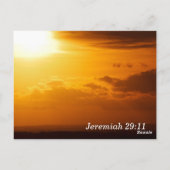 Maak uw eigen aangepaste Sunset Scripture Memory K Briefkaart (Achterkant)