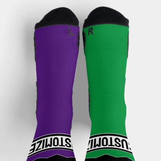 Maak uw eigen aangepaste tekst en kleur sokken (Top)