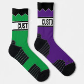 Maak uw eigen aangepaste tekst en kleur sokken (Rechts)