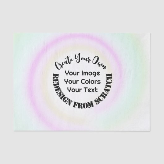 Maak uw eigen aangepaste tissuepapier (Voorkant)