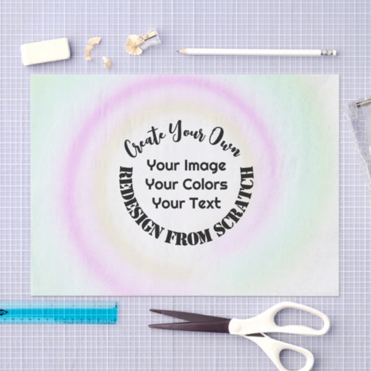 Maak uw eigen aangepaste tissuepapier (Craft)