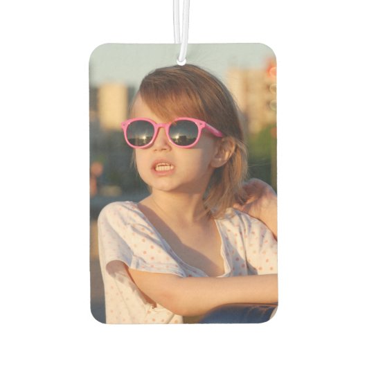 Maak uw eigen Aangepaste Twee Foto Luchtverfrisser (Achterkant)