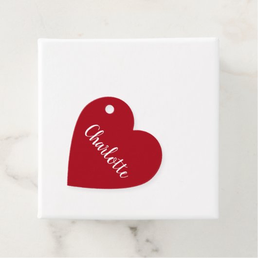 Maak uw eigen aangepaste Valentijnsdag naam Bedankjes Labels (In situ)