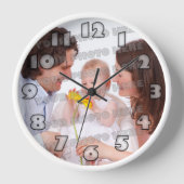 Maak uw eigen aangepaste wandklok (Voorkant)