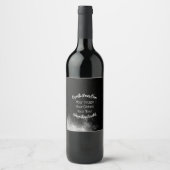 Maak Uw Eigen Aangepaste Wijn Etiket (Voorkant)