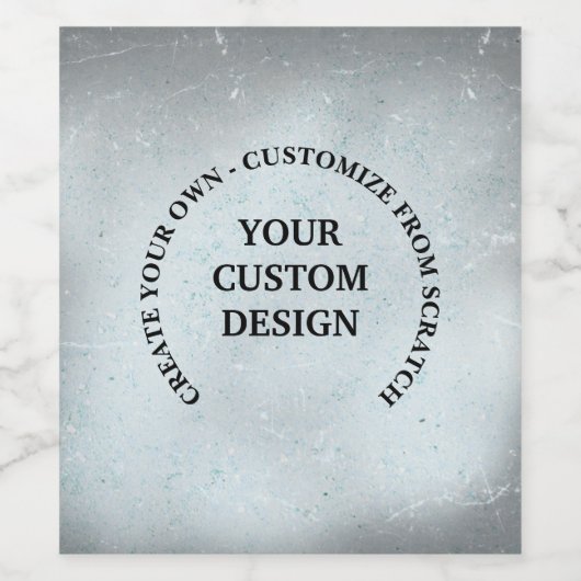 Maak Uw Eigen Aangepaste Wijn Etiket (Enkel label)