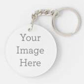 Rond (2-zijden) Sleutelhanger (Achterkant)