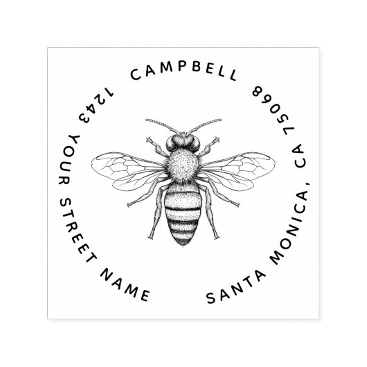 Maak uw eigen  adres voor afbeelding  zelfinktende stempel (Design)