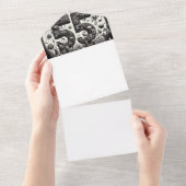 Maak uw eigen all in one uitnodiging (Afscheurbaar)